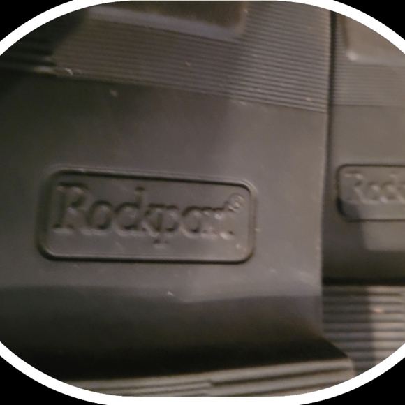 Rockport Dressport Leather Mens, Black Wingtip Shoes, Size 13M, EUC - Picture 6 of 8